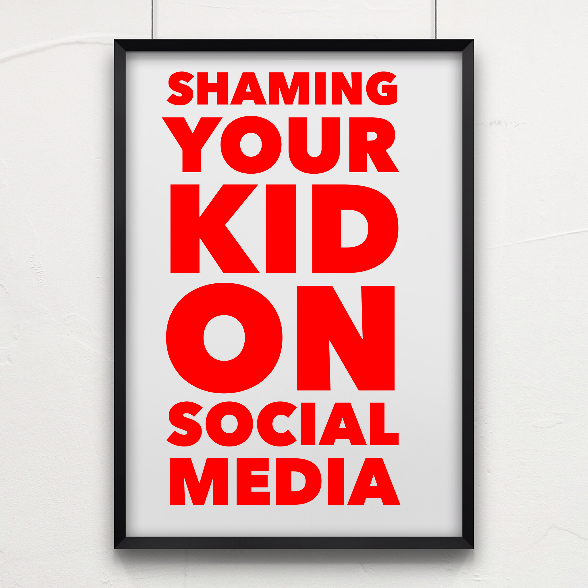Better, Not Bitter: Stop Shaming Children (But Only on Social Media) (Video)