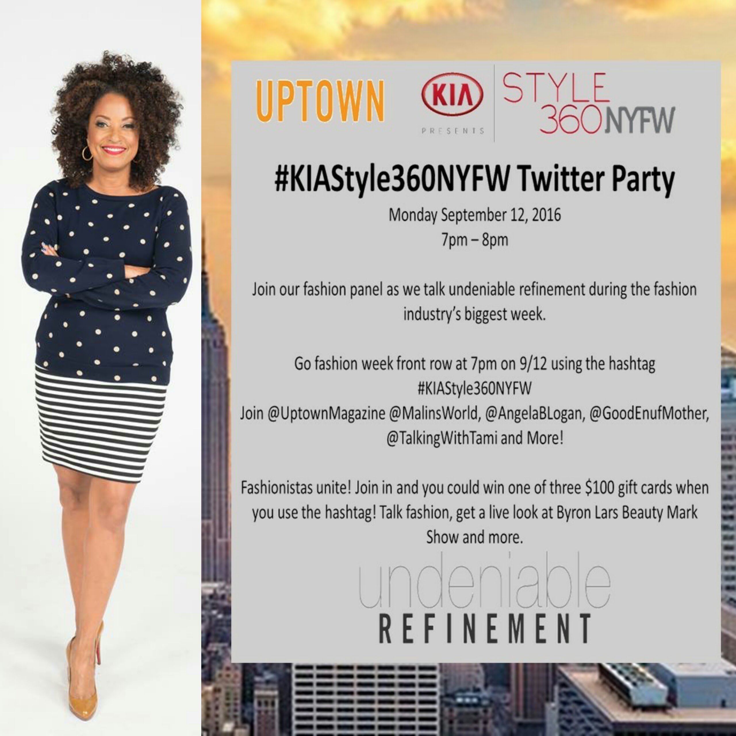 Good Enough Mother and NYFW: Twitter Party TONIGHT! #KiaStyle360NYFW